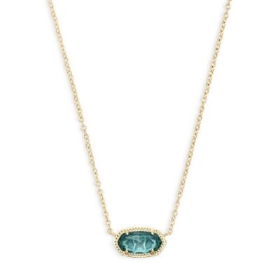 Kendra Scott Gold London Blue Necklace