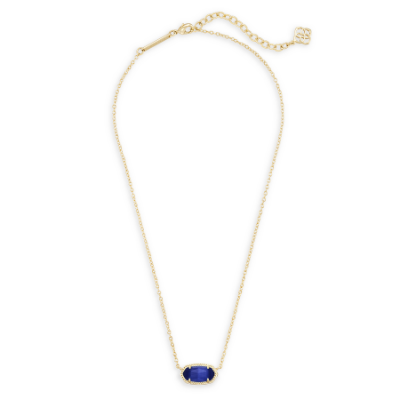 Custom Silver Necklace Blue Stone