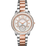 Michael Kors Women's Silver Rose Gold Madelyn Watch