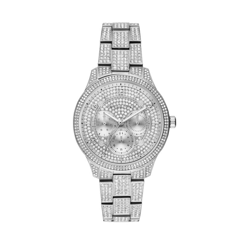 Michael Kors Womens Taryn ThreeHand Rose GoldTone Stainless Steel Watch  Set  MK3858  Watch Station