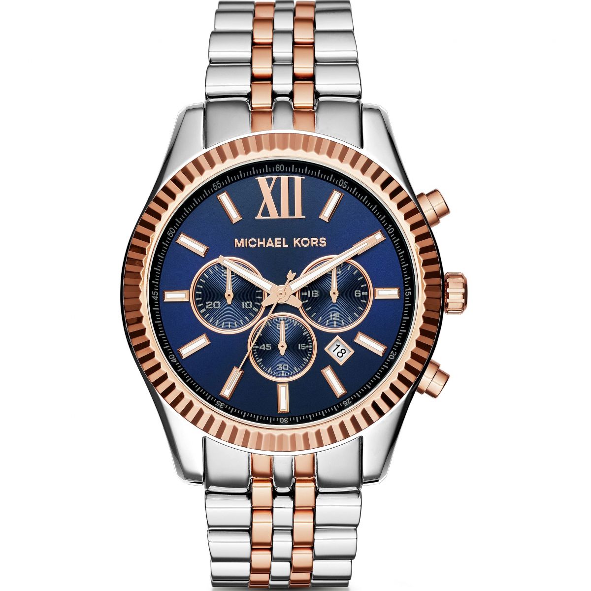 Round Analog Michael Kors Mens Watch For Formal