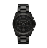 Michael Kors Men's Brecken Black IP Chronograph Watch