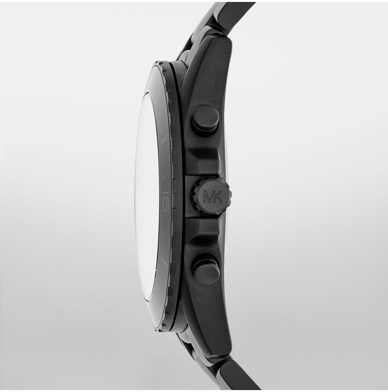 Michael Kors Men's JetMaster Black IP Chronograph Watch