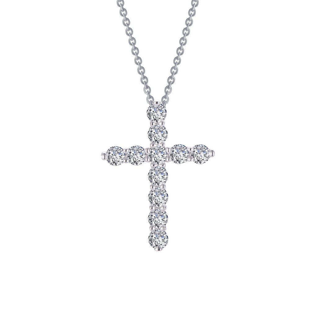 Lafonn Silver Cross Necklace