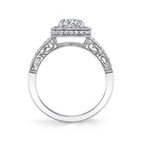 Sylvie - Marlene Vintage Inspired Engagement Ring