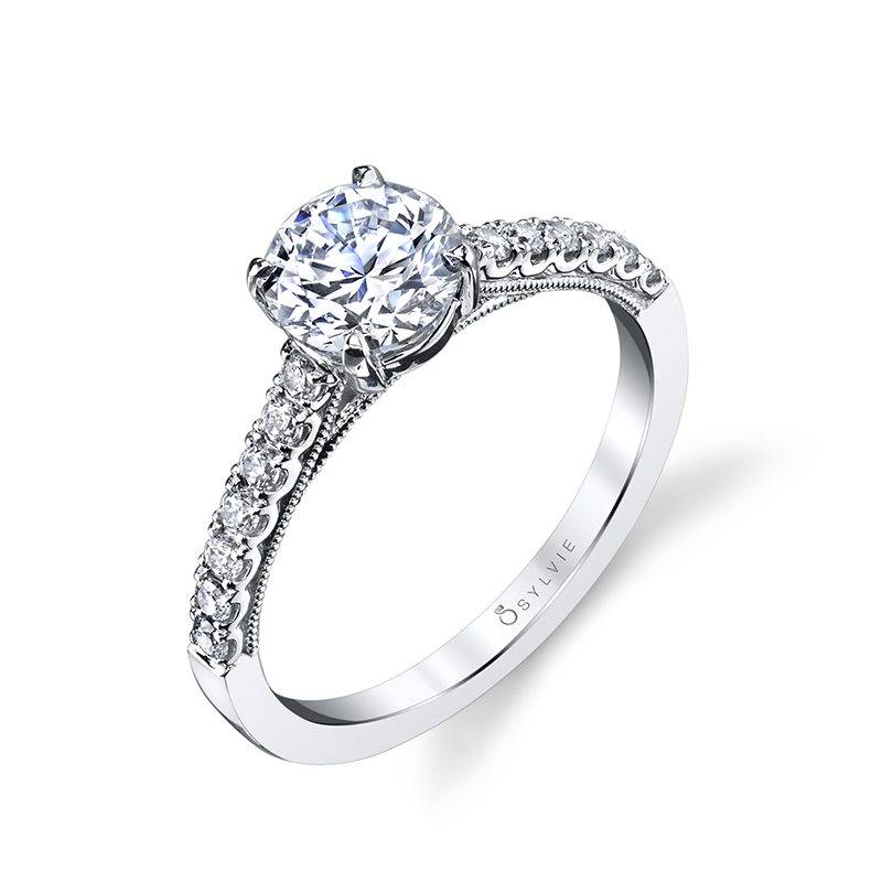 Sylvie - Clara Classic Solitaire Engagement Ring