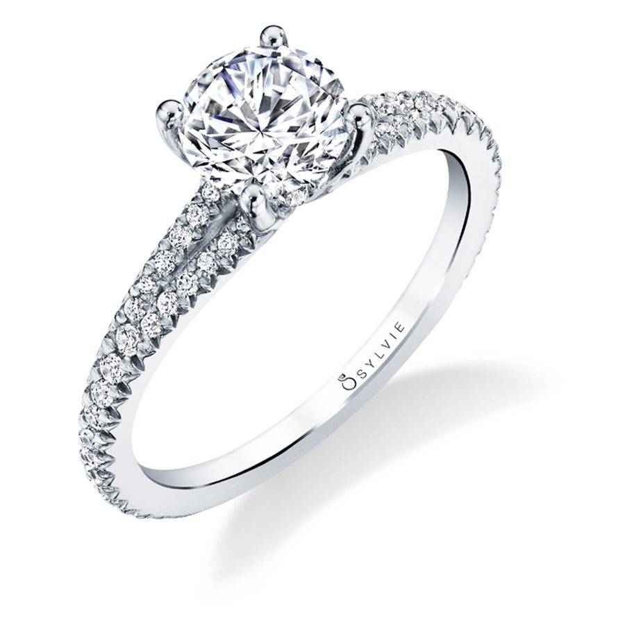 Sylvie - Romane Classic Split Shank Engagement Ring – D'ore Jewelry