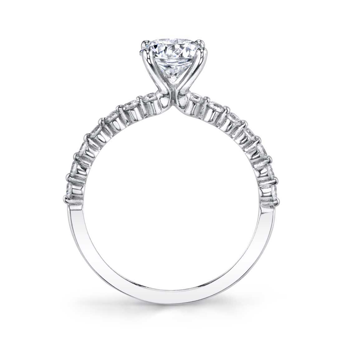 Sylvie - Athena Round Solitaire Engagement Ring