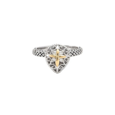 Andrea Candela 18kt and Sterling Silver Diamond Ring, Andrea ll