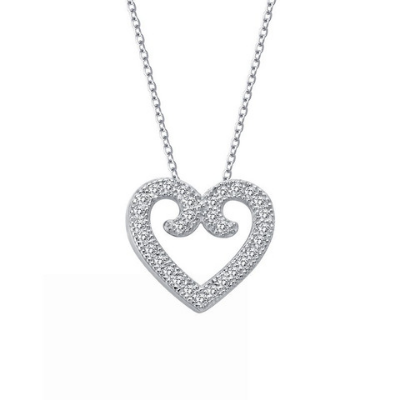 LaFonn Elegance Heart Necklace