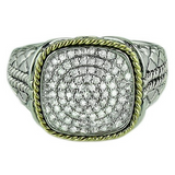 Andrea Candela 18KT & Diamond Ring, Lazo Collection