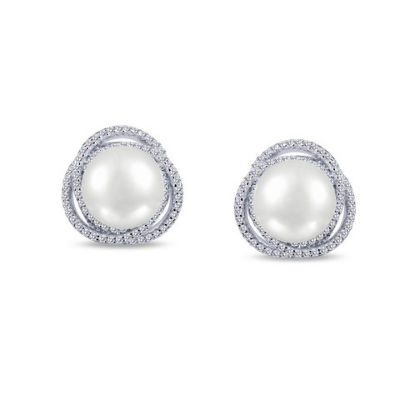 Lafonn Fresh Water Pearl Earrings