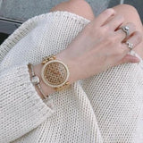 Michael Kors Women's 'Darci' Crystal Gold-Tone Stainless Steel Watch MK3398