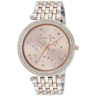 Michael Kors Women's MK3726 'Darci' Stars Crystal Two-Tone Stainless Steel Watch
