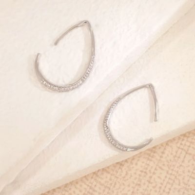 Silver Hoop Earrings