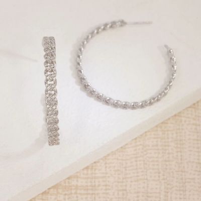 Silver Hoop Earrings