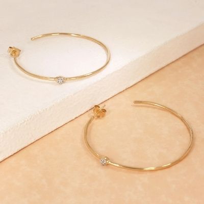 Gold Hoop Earrings