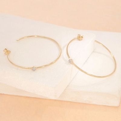 Gold Hoop Earrings