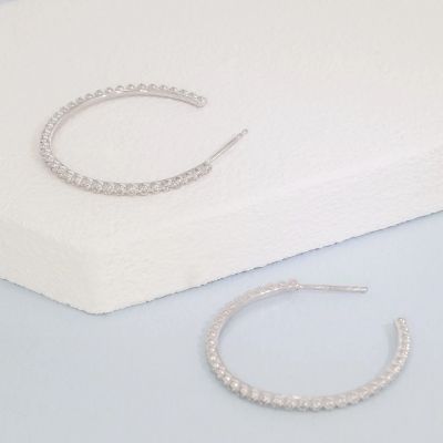 Silver Hoop Earrings