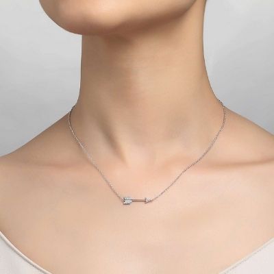 Diamond Arrow Necklace