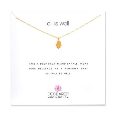 All is Well Hamsa Necklace