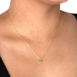 Teeny Tiny Turquoise Necklace