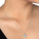best mom crystal heart necklace
