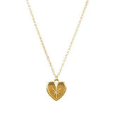Dogeared Gold Heart Necklace