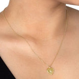 Dogeared Gold Heart Necklace
