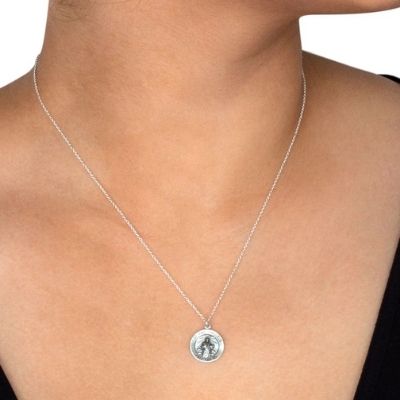 Dogeared St Jude Coin Necklace