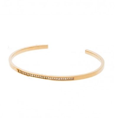 Michael Kors Statement Link 14k Gold-Plated Sterling Silver Pavé Bar Line  Bracelet | Virgin Atlantic Duty Free Shopping