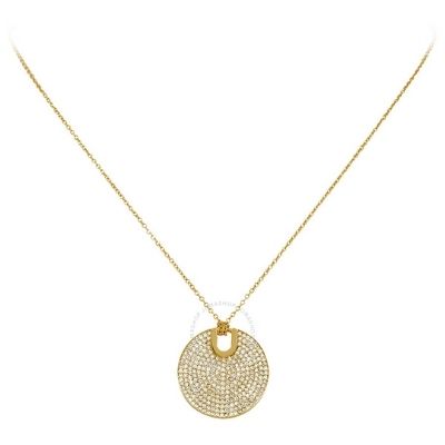 Michael kors gold tone pendant necklace Clearance