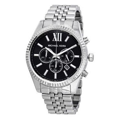 Michael Kors Lexington Chronograph Black Jewelry – D\'ore Men\'s MK8602 Watch Dial