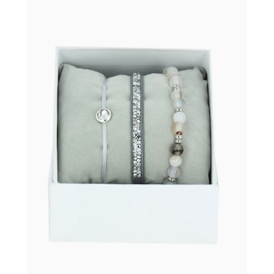 Custom Silver and Gold with stones Bracelets