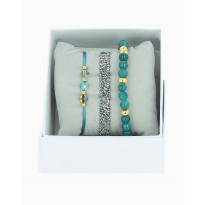 Custom Silver and Gold with stones Bracelets