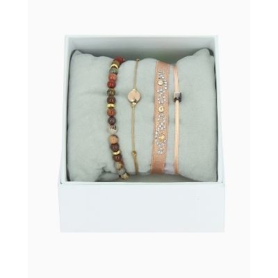 Custom Silver and Gold with stones Bracelets