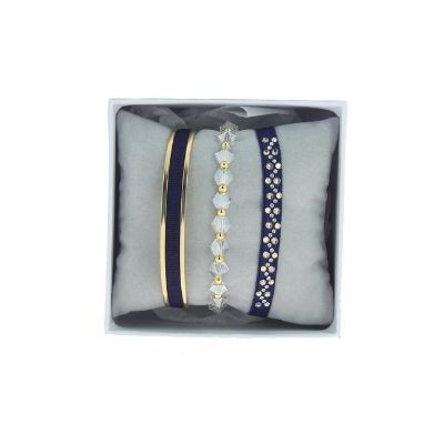 Custom Silver and Gold with stones Bracelets