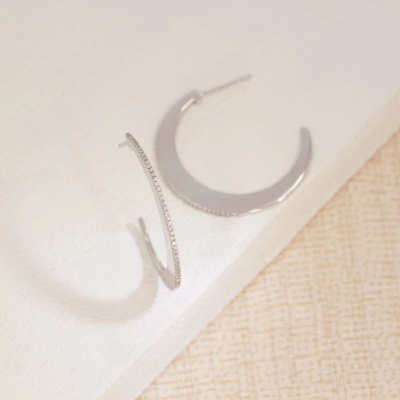 Silver Hoop Earrings