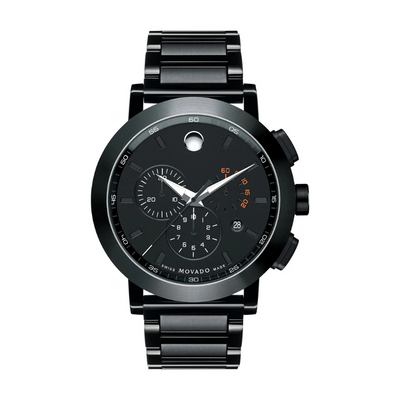 Movado Museum® Sport  PVD Men's Watch with Black Dial 0607001