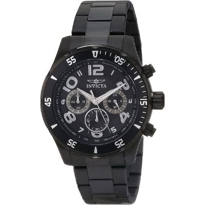 Invicta Men's Pro Diver Black Stainless-Steel Quartz Watch 12915