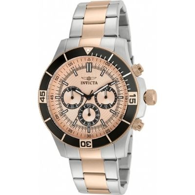 Invicta Men's Specialty Chronograph Rose Dial Watch 12842