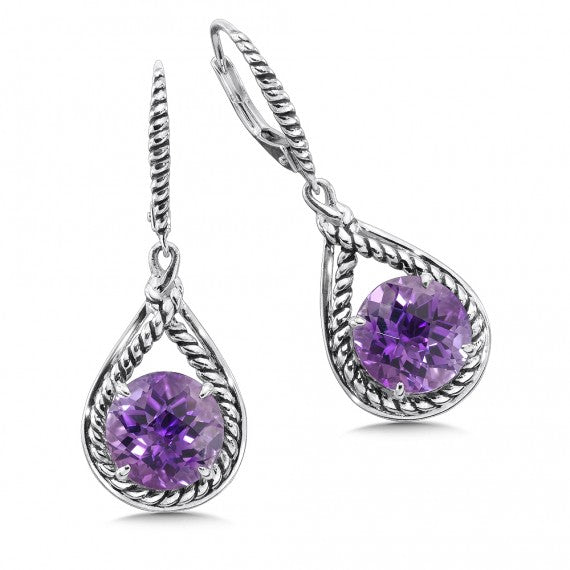 Color SG - Purple Amethyst Earrings