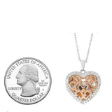 Mary Locket Necklace 14K Rose Gold