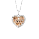 Mary Locket Necklace 14K Rose Gold